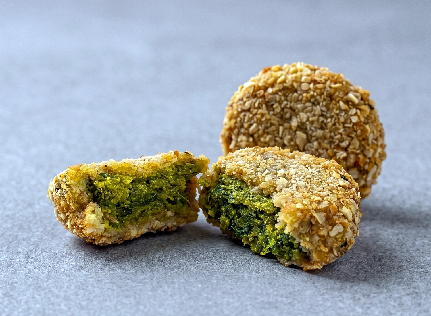 Nugget MEGAGETS partido con interior verde y cubierta de avena